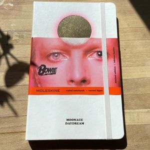 Rock limited edition David Bowie moleskin notebook Moobage Daydream